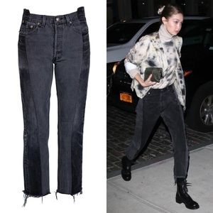 EB Den­im Black & Black Two Toned Jeans in Size 29 NWT